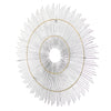 Metal Starburst Sunburst Wall Decor Sculpture by B.J. Keith (36")